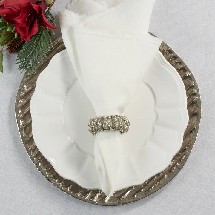 NAPKIN RING BEADED