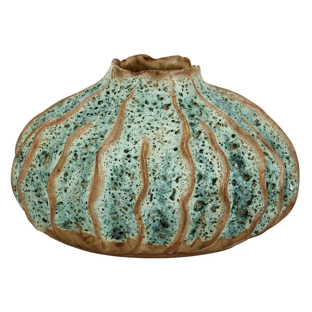 VASE GREEN MOSS CERAMIC