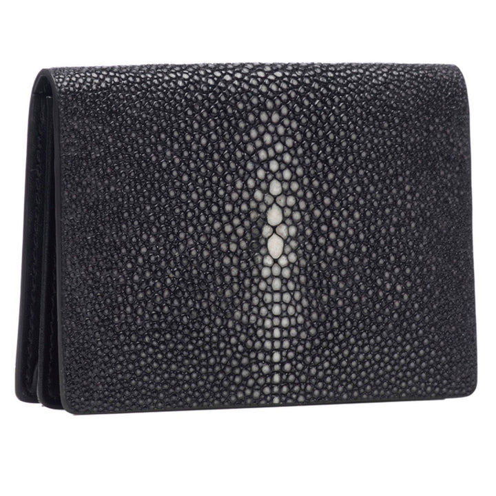 CARD CASE SHAGREEN FOLD FRONT