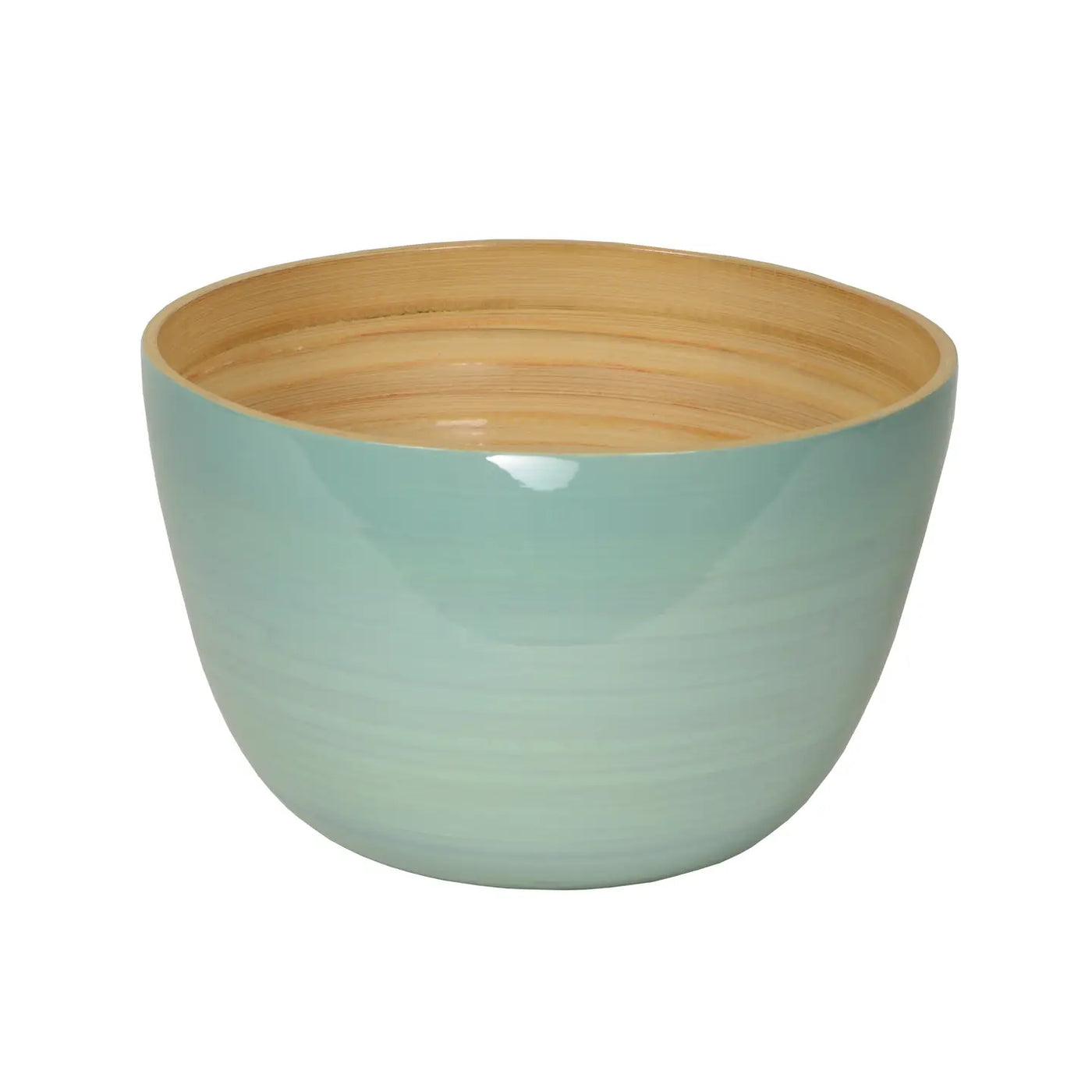 BOWL SERVING BAMBOO ICE BLUE