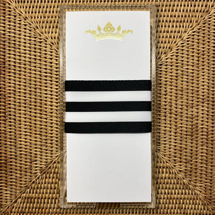 NOTEPAD BUCK GOLD FOIL CROWN