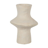 VASE PAPER MACHE OFF-WHITE SM