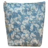 LG COSMETIC BAG FLORAL DENIM