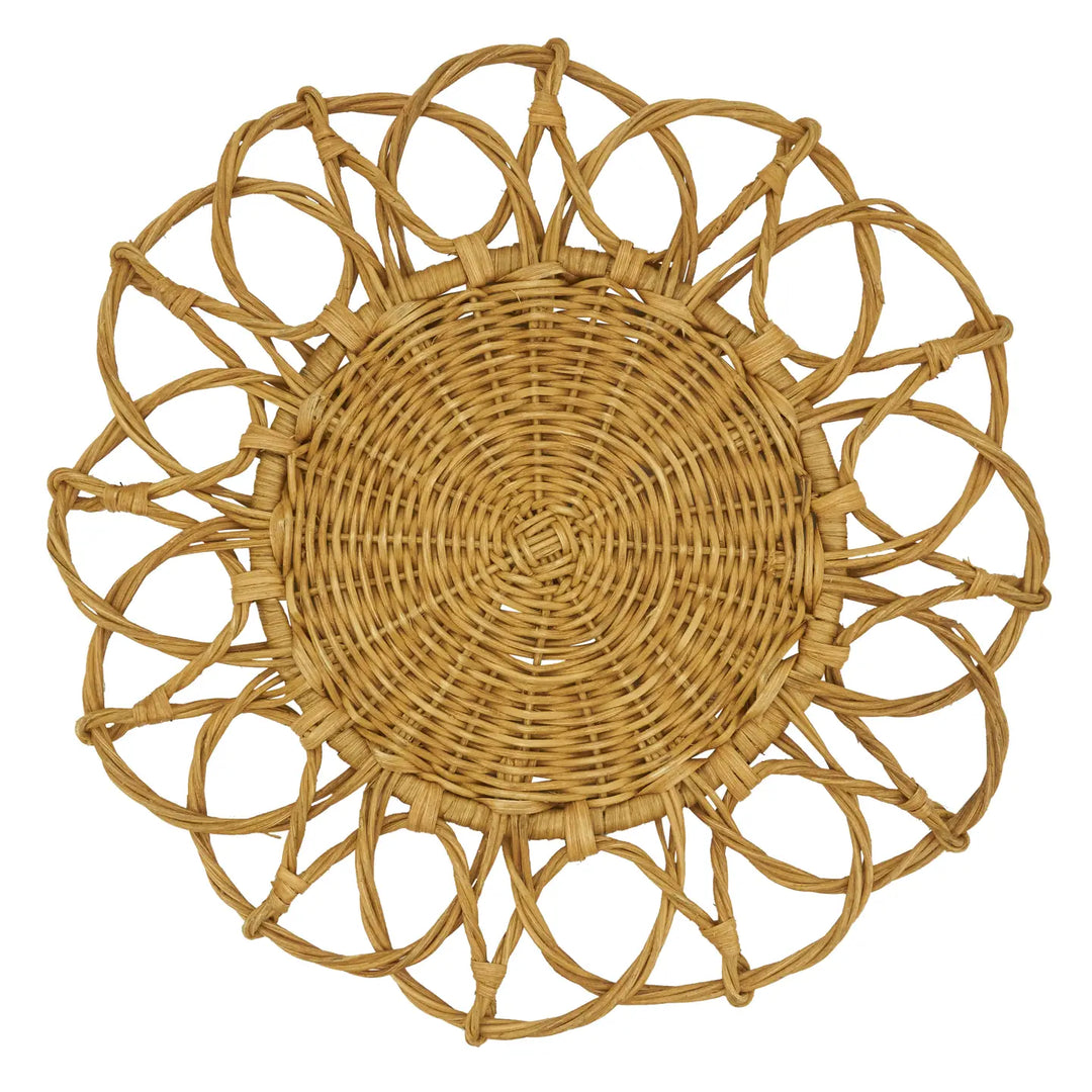 PLACEMAT TWISTED RATTAN  15''