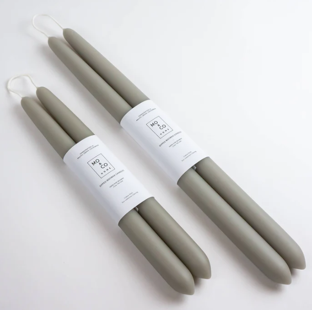 CANDLES DIPPED SAGE (Available in 2 Sizes)