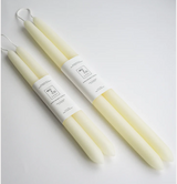 CANDLES DIPPED NATURAL WHITE