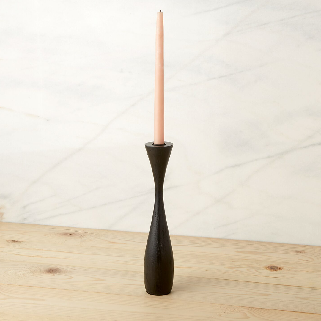 CANDLESTICK BLACK LONG NECK