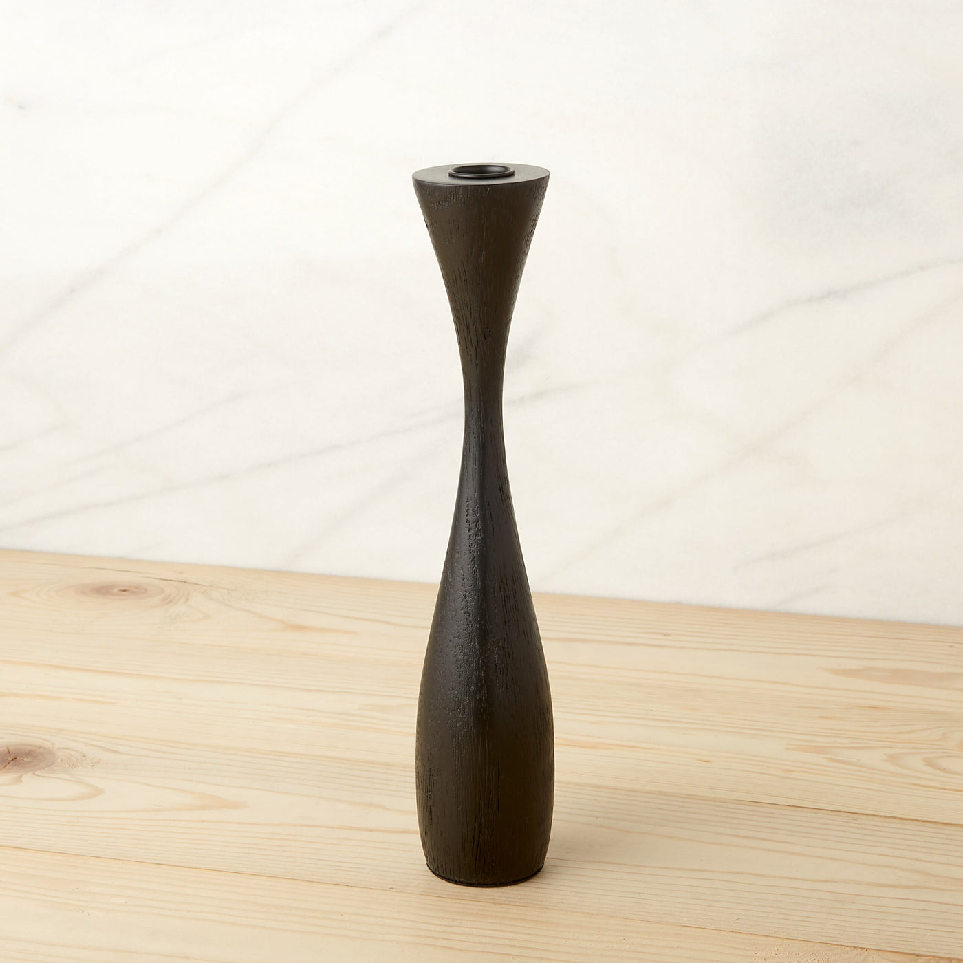 CANDLESTICK BLACK LONG NECK (Available in 3 Sizes)