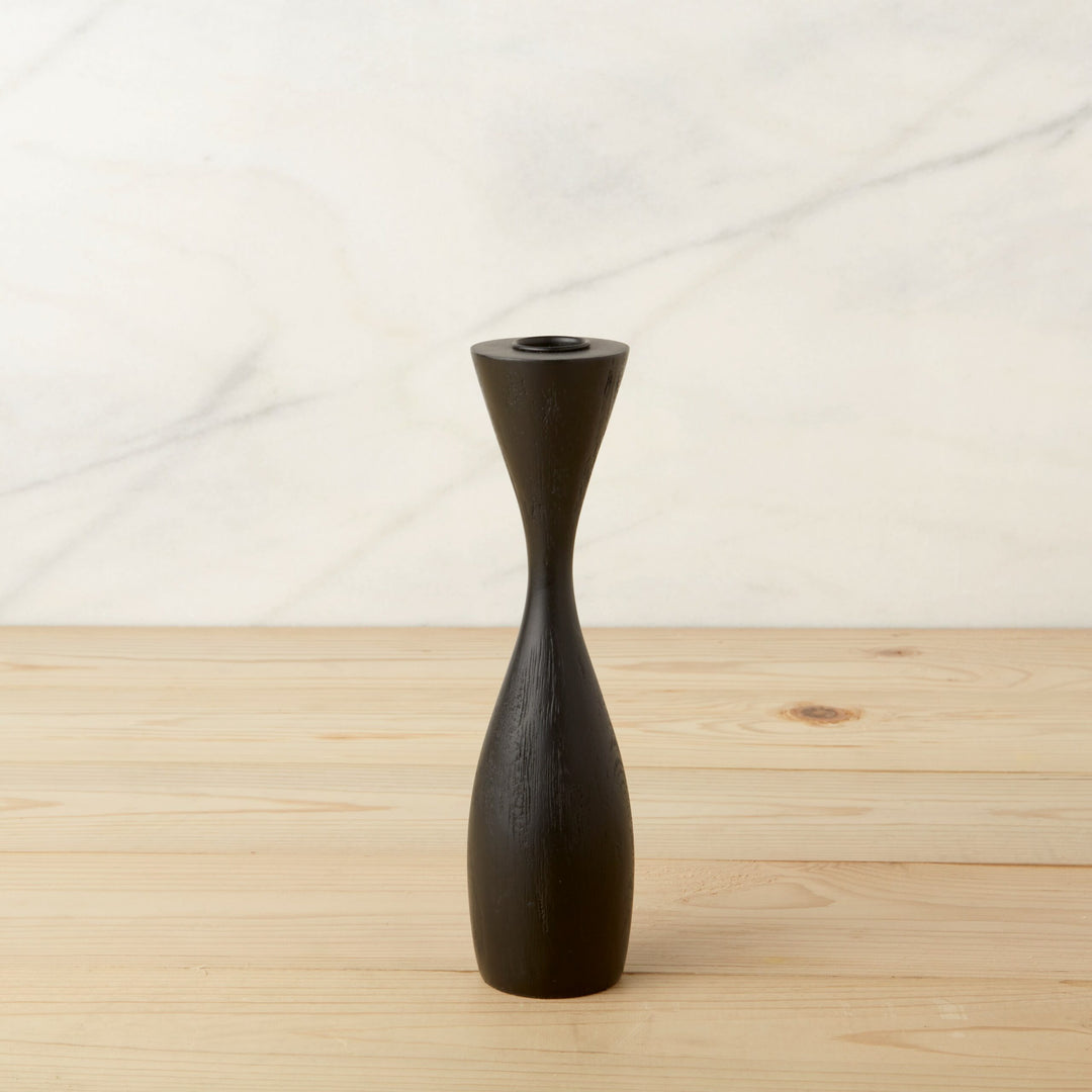 CANDLESTICK BLACK LONG NECK