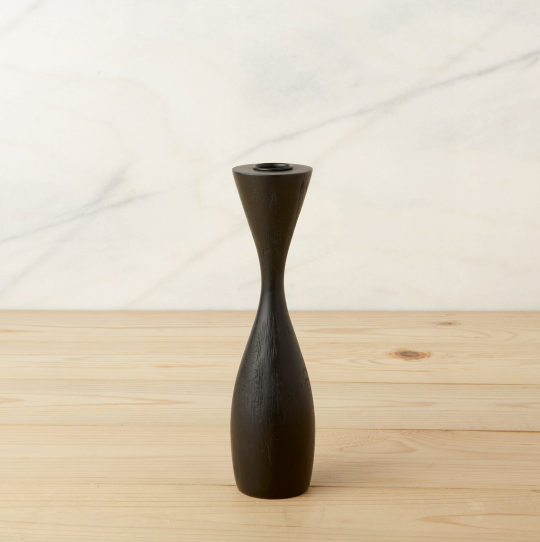CANDLESTICK BLACK LONG NECK