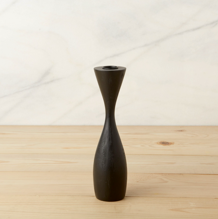 CANDLESTICK BLACK LONG NECK
