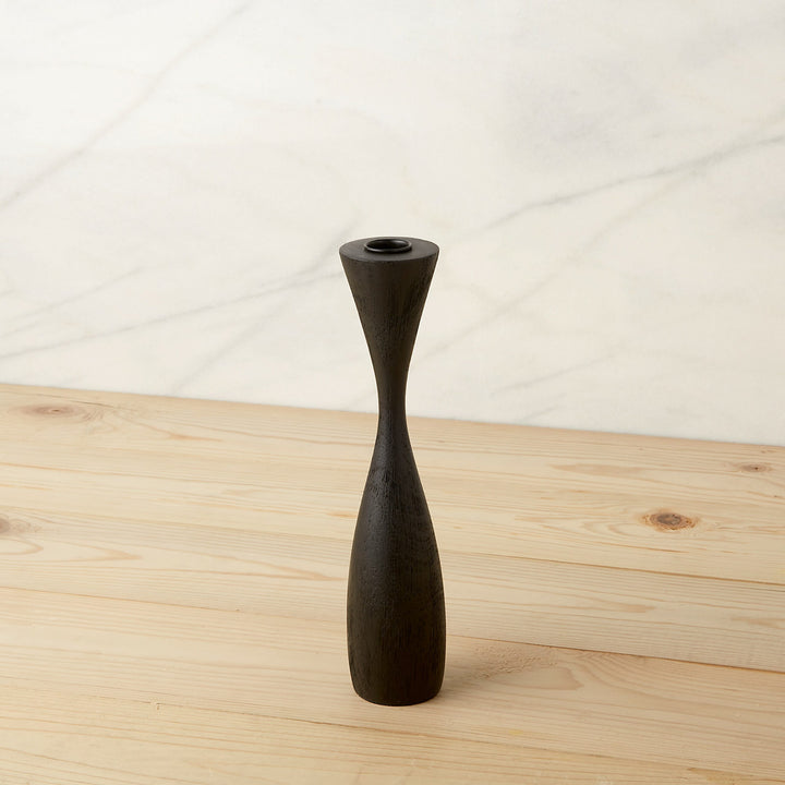 CANDLESTICK BLACK LONG NECK