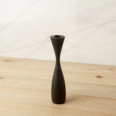 CANDLESTICK BLACK LONG NECK (Available in 3 Sizes)