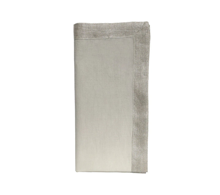 NAPKIN DIP DYE GRAY/SILVER #70187