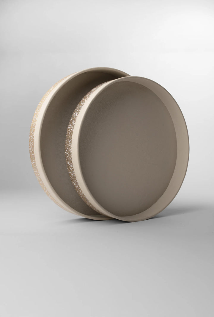 TRAY GILDED ALABASTER