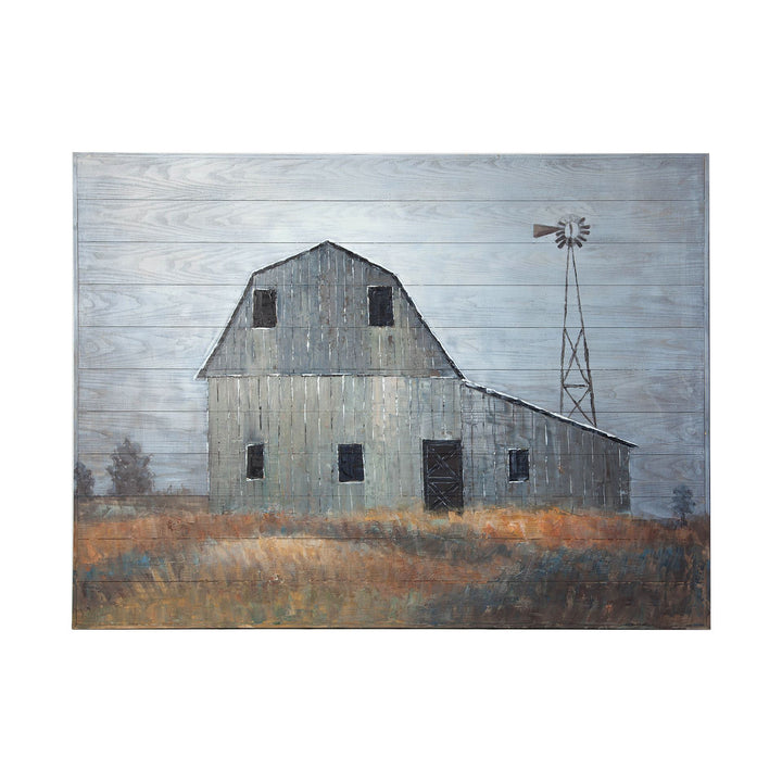 ART GREY BARN LARGE #70388