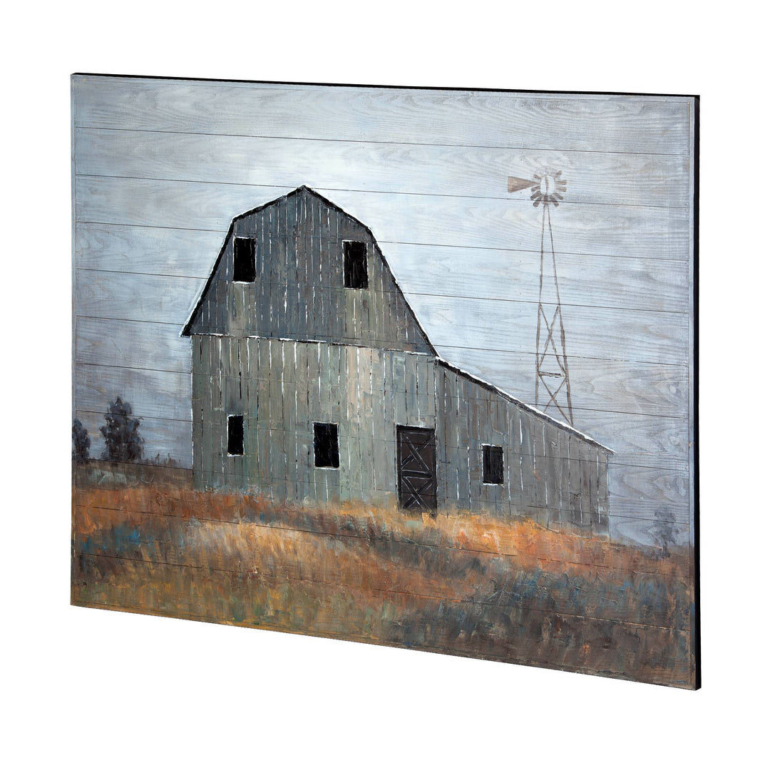 ART GREY BARN LARGE #70388