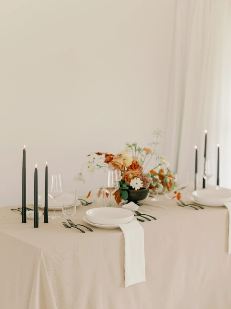 CANDLES DIPPED CHARCOAL