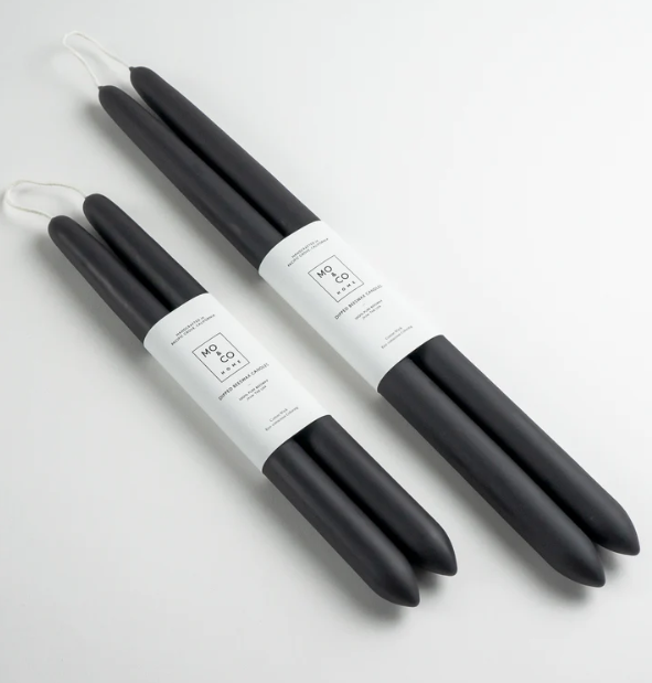 CANDLES DIPPED CHARCOAL