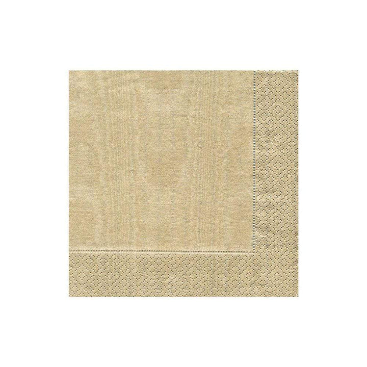 NAPKIN COCKTAIL MOIRE GOLD #70482