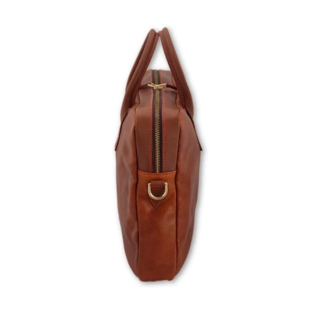 BAG METRO BROWN DOUBLE ZIP #70515