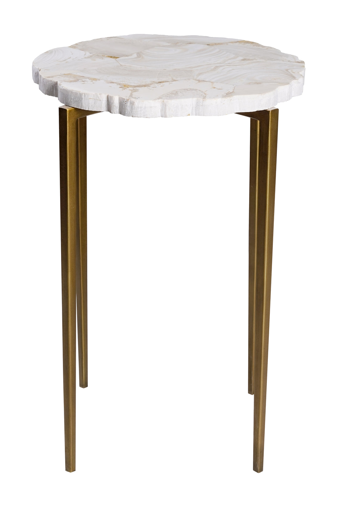 ACCENT TABLE FOSSIL TOP #70534