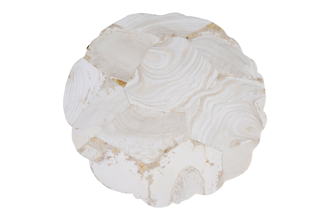 ACCENT TABLE FOSSIL TOP #70534