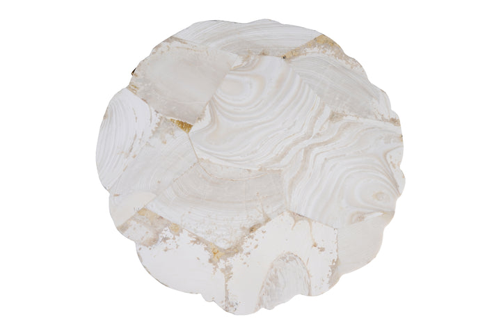 ACCENT TABLE FOSSIL TOP #70534