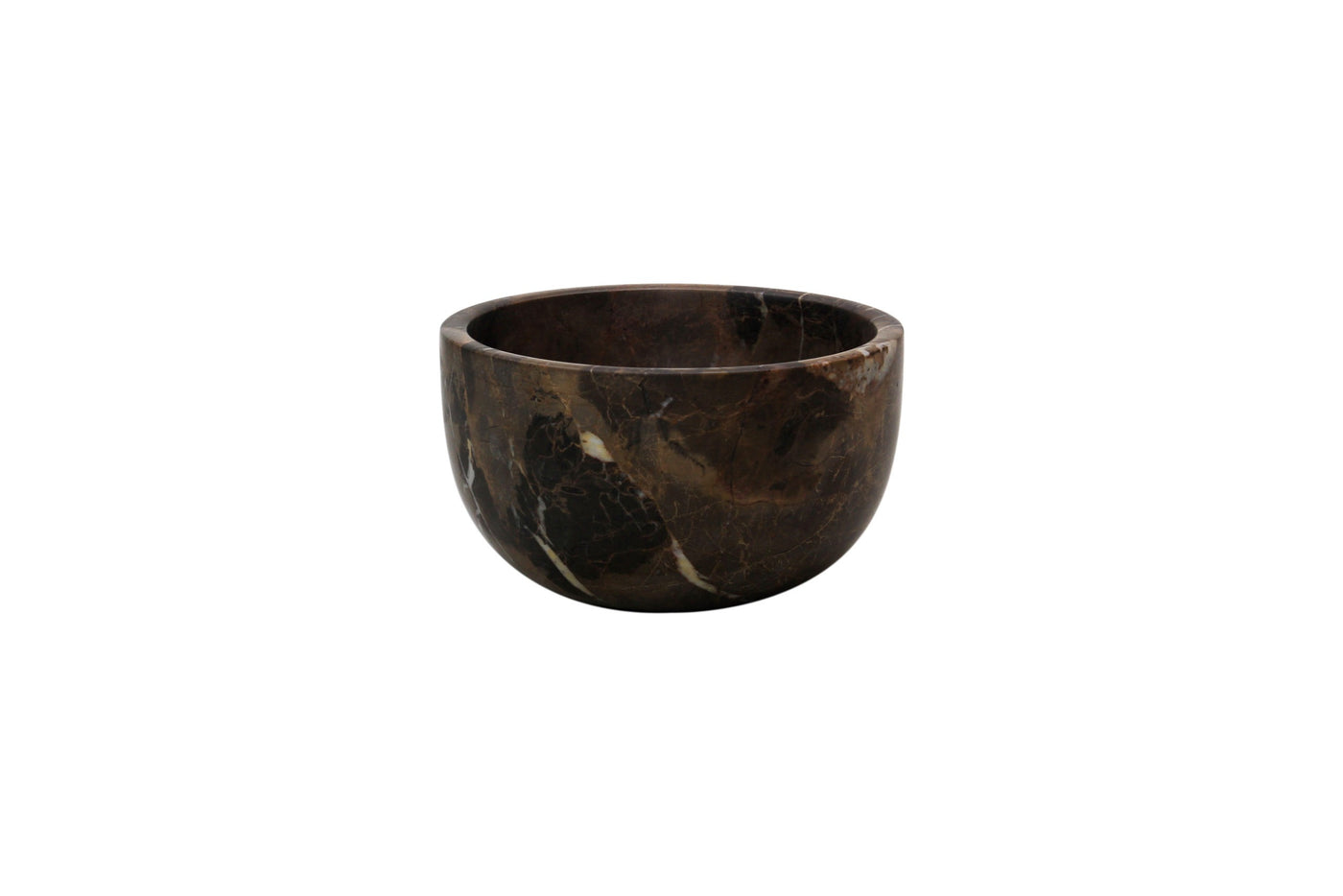 BOWL NUT BLACK & GOLD HONED FINISH