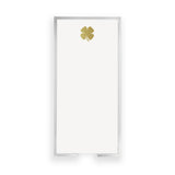 NOTEPAD BUCK GOLD FOIL CLOVER