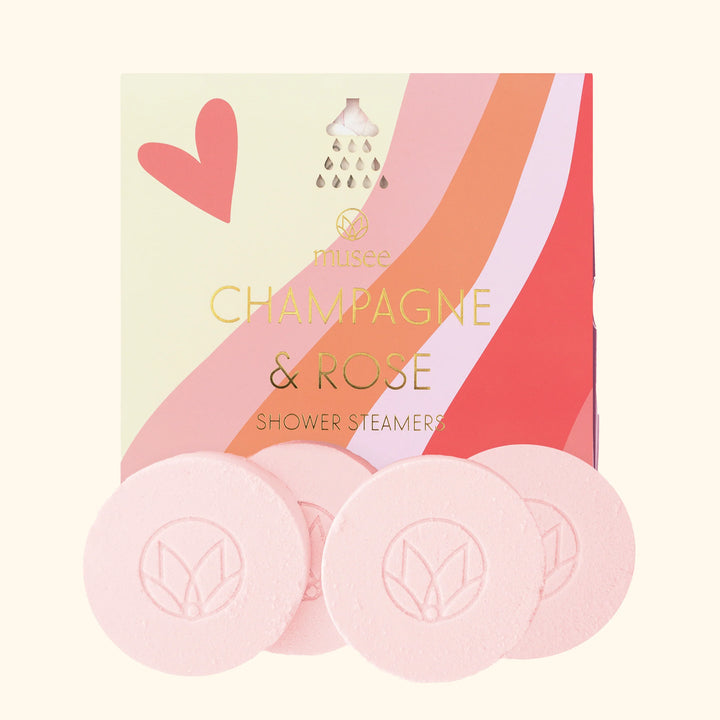SHOWER STEAMERS CHAMPAGNE & ROSE