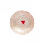 BOWL CAPIZ SHELL HEART MINI