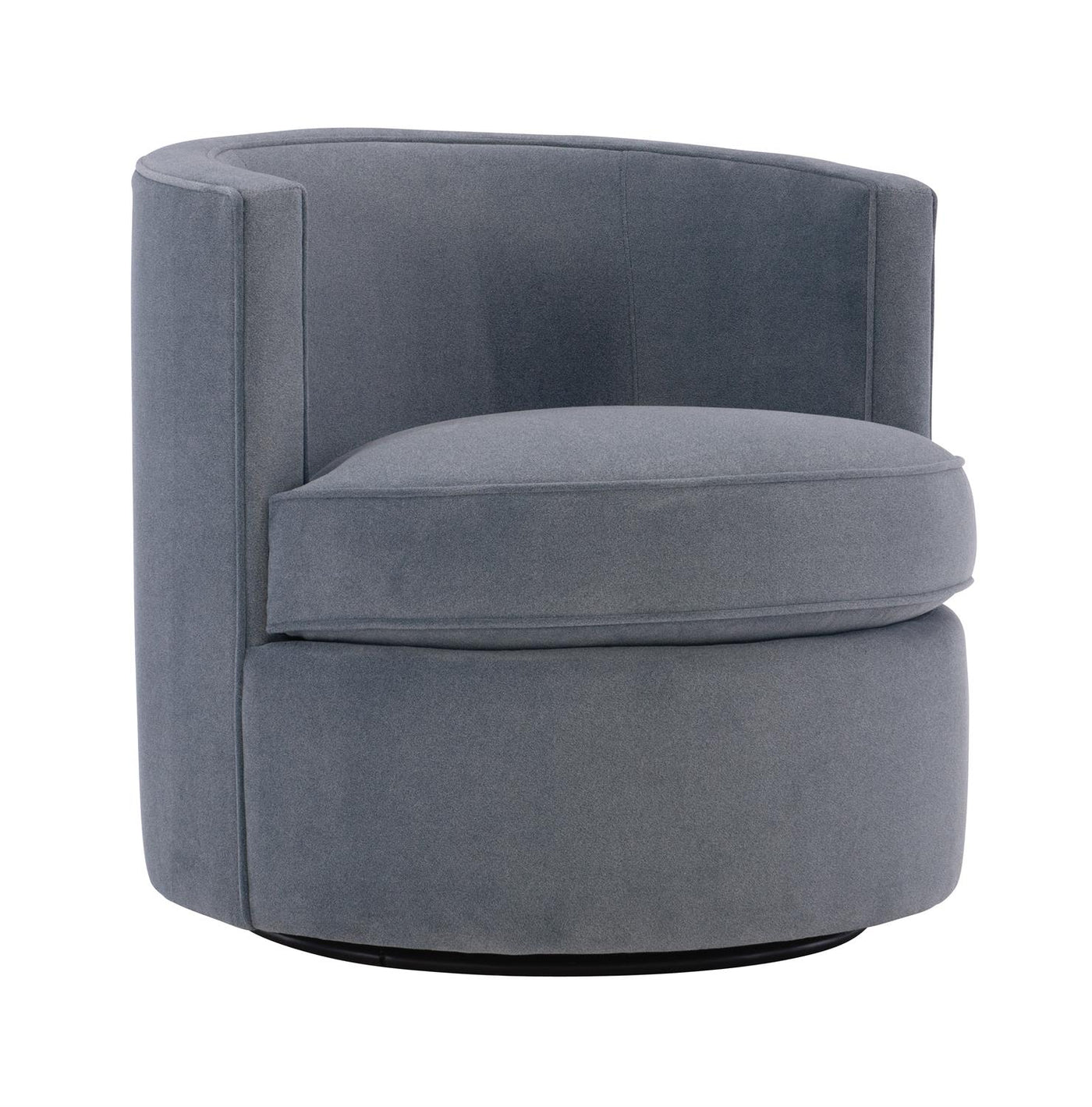 CHAIR SWIVEL UPHOLSTERED ROUNDED