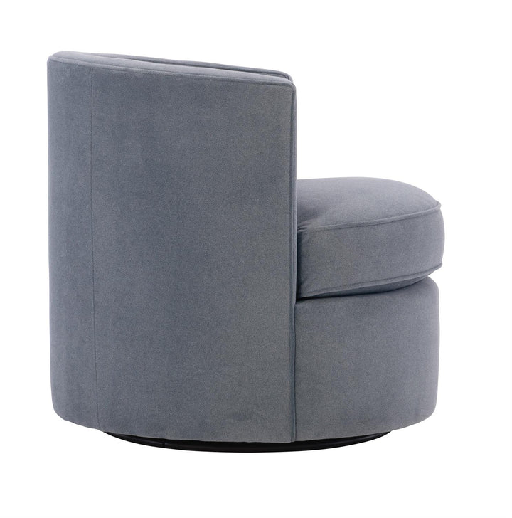 CHAIR SWIVEL UPHOLSTERED ROUNDED #70759