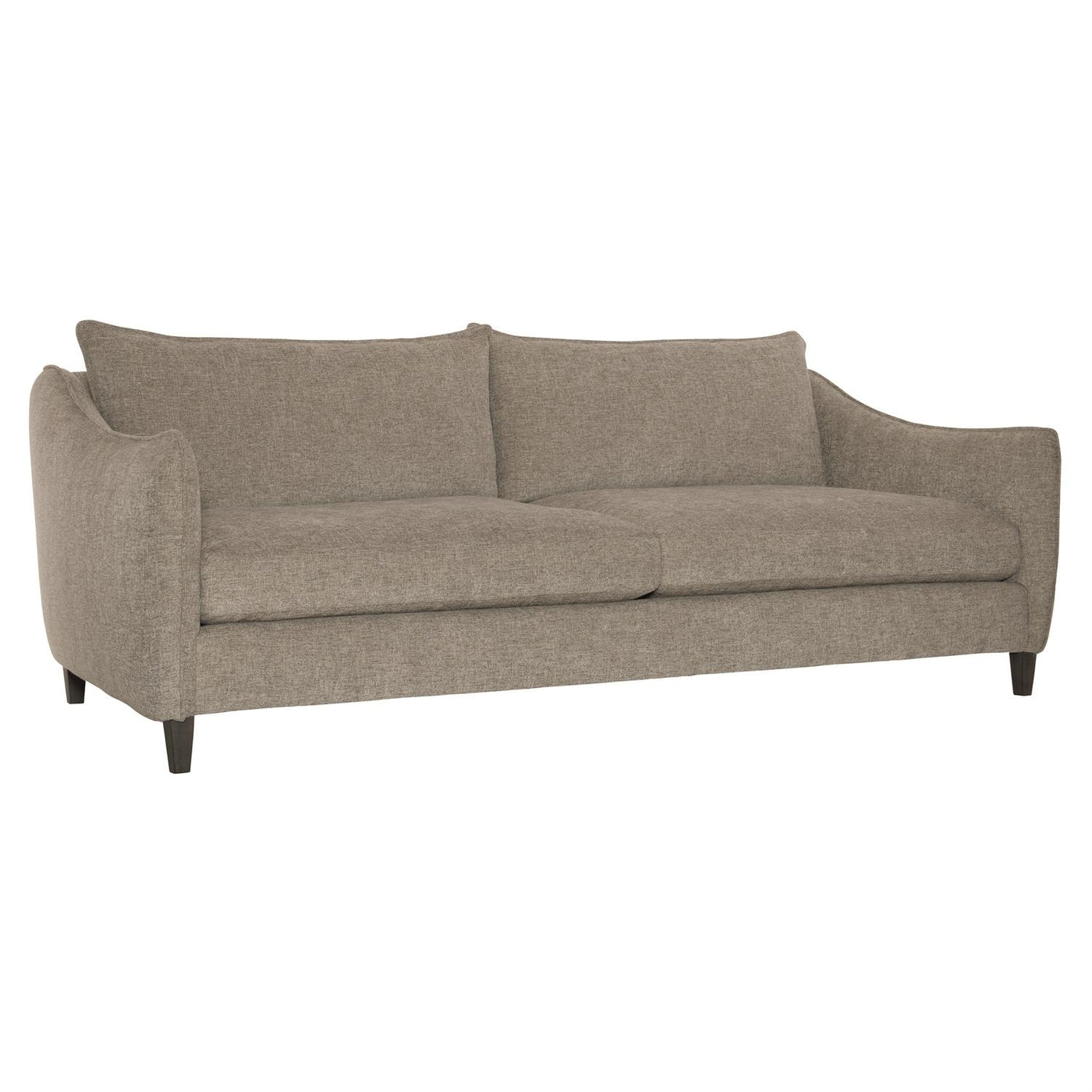 SOFA UPHOLSTERED 2-OVER-2 CURVED ARMS