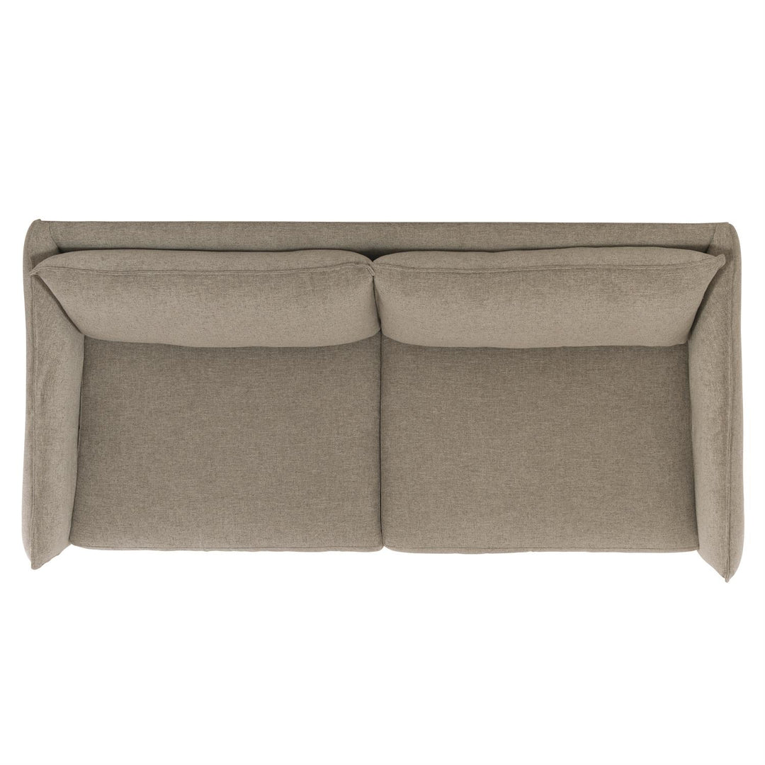 SOFA UPHOLSTERED 2-OVER-2 CURVED ARMS #70760
