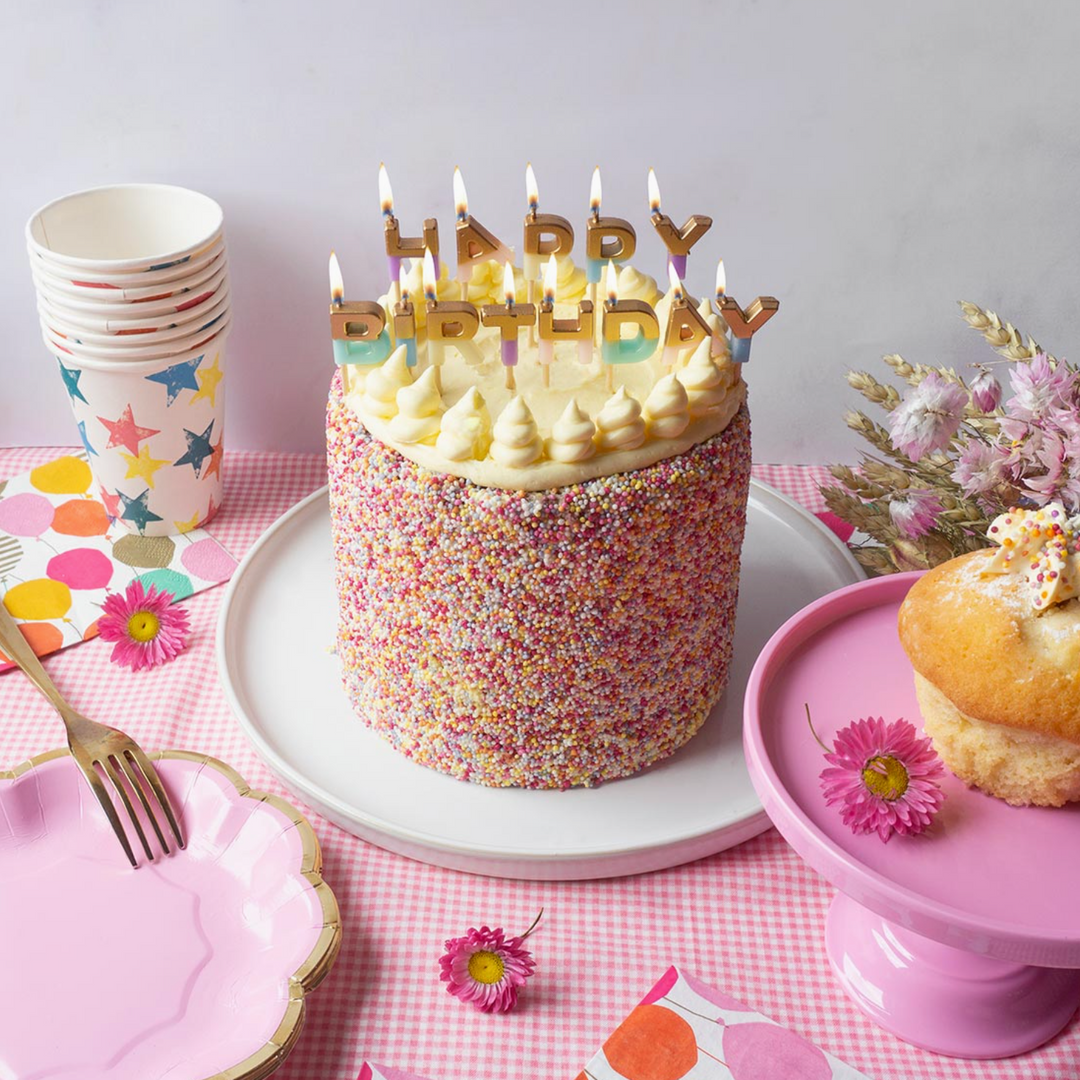 CANDLES PASTEL HAPPY BIRTHDAY #70763