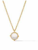 NECKLACE SOLITAIRE HONEYBEE CLEAR CRYSTAL
