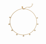 NECKLACE DELICATE CHARM LAUREL CZ