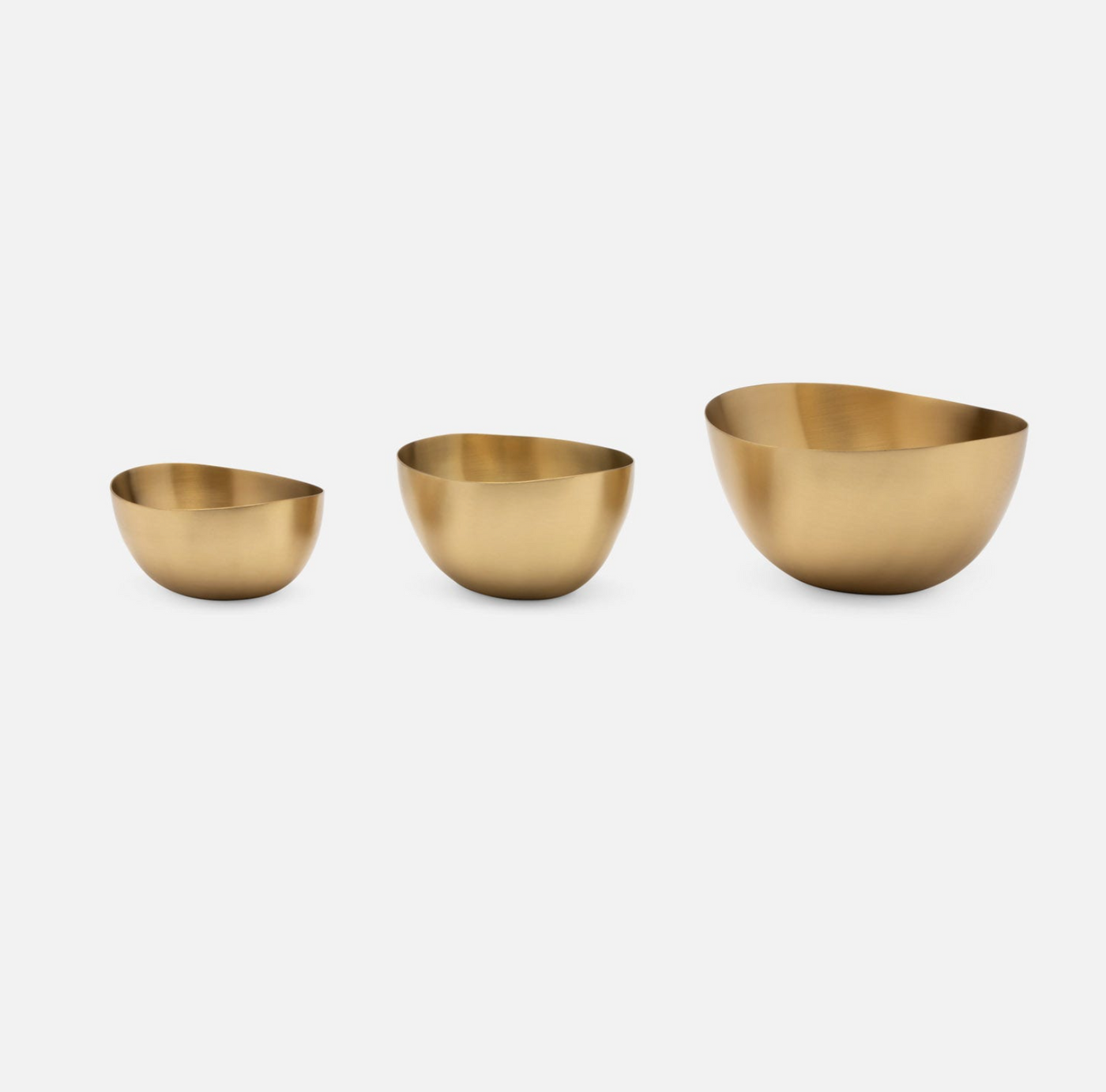 BOWL METAL SATIN BRASS (Available in 3 Sizes)