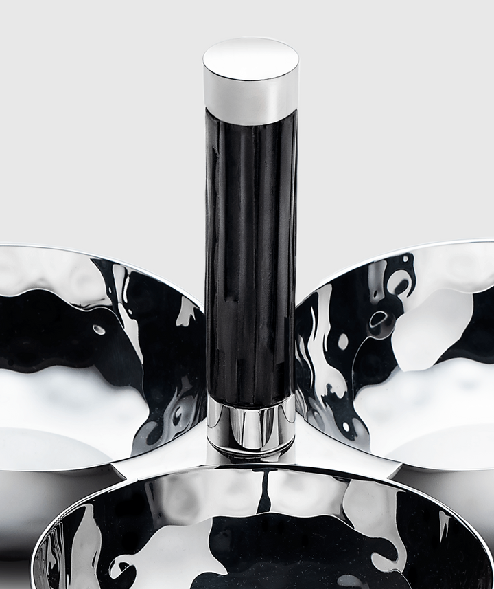 TRIO BOWL SET WITH BLACK RESIN HANDLE #70993