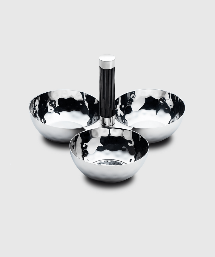 TRIO BOWL SET WITH BLACK RESIN HANDLE #70993