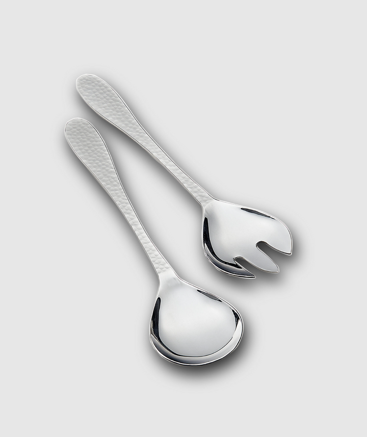 SALAD SET STAINLESS STEEL 11" #70994