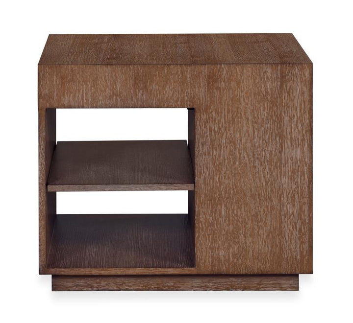 MESA BARLETT SIDE TABLE - NAPA CERUSED