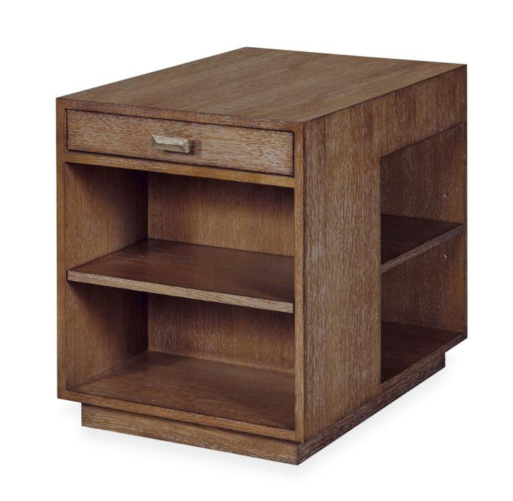 MESA BARLETT SIDE TABLE - NAPA CERUSED