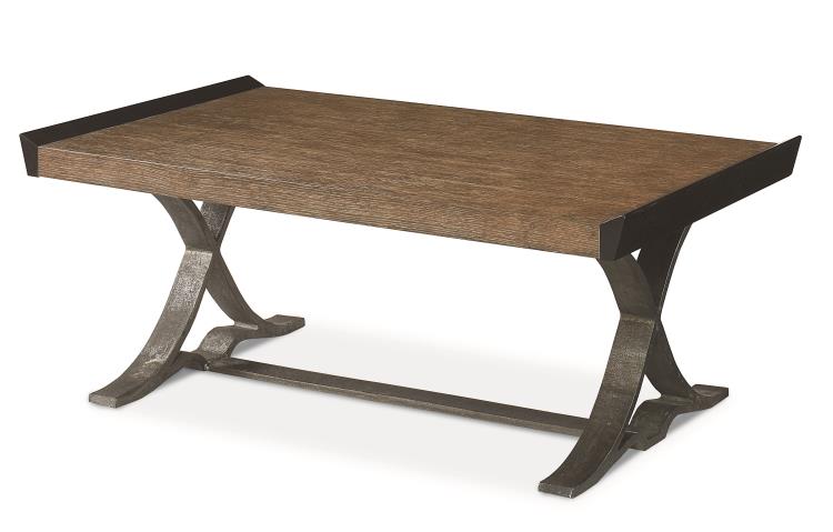 MESA GALENA COCKTAIL TABLE - NAPA CERUSED/MELANGE