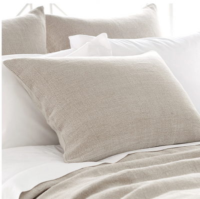 SHAM STONE WASHED LINEN WHITE (Available in Sizes and Colors)