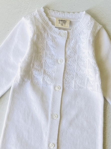 JUMPSUIT DOVE WHITE POINTELLE