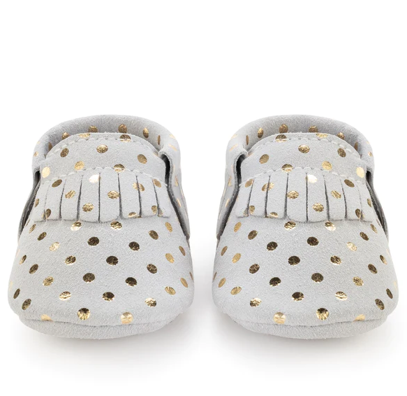 MOCCASINS LEATHER CHAMPAGNE