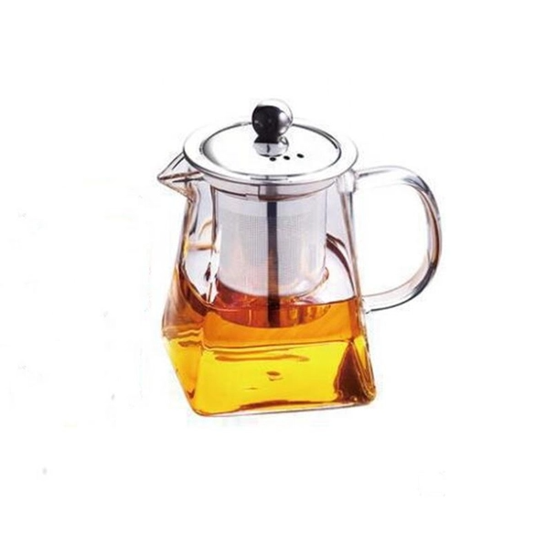TEAPOT GLASS WITH STAINLESS STEEL INFUSER AND LID 32oz